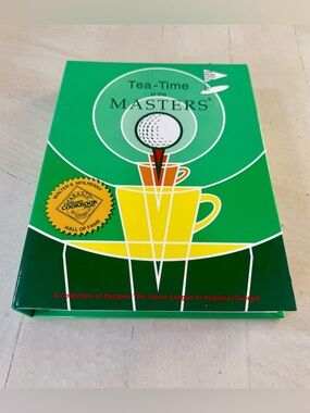 Like New Tea Time at the Masters Hardcover Cookbook ⛳️⛳️⛳️